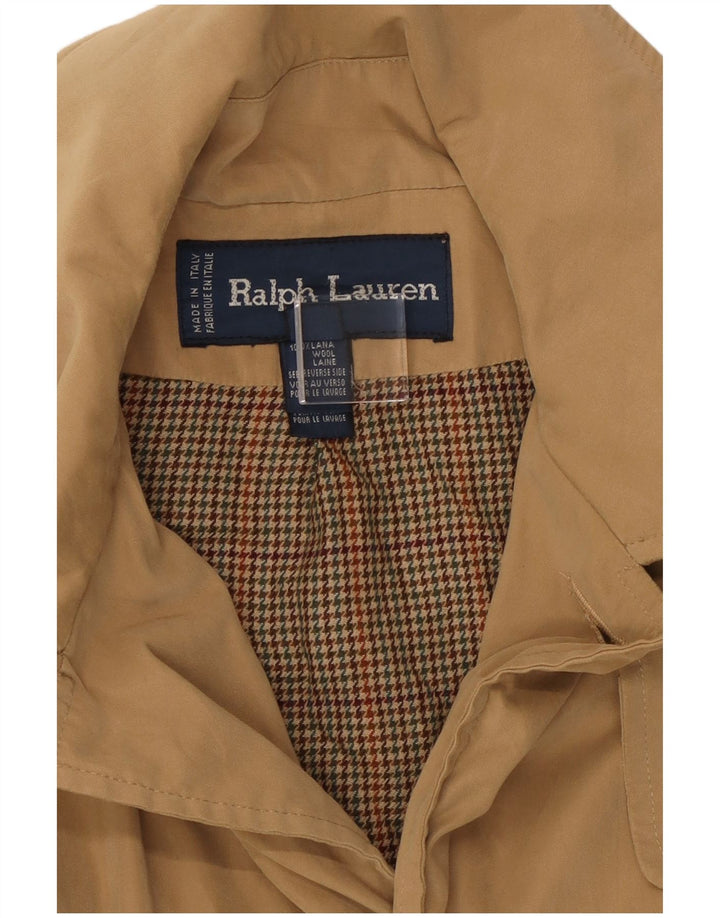 Palton pentru femei Ralph Lauren, cu tăiere largă, US 6, lână, bej, mediu