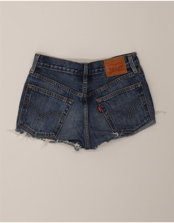Pantaloni de damă LEVI'S 501 Denim Hot Pants W24 XS Bumbac albastru
