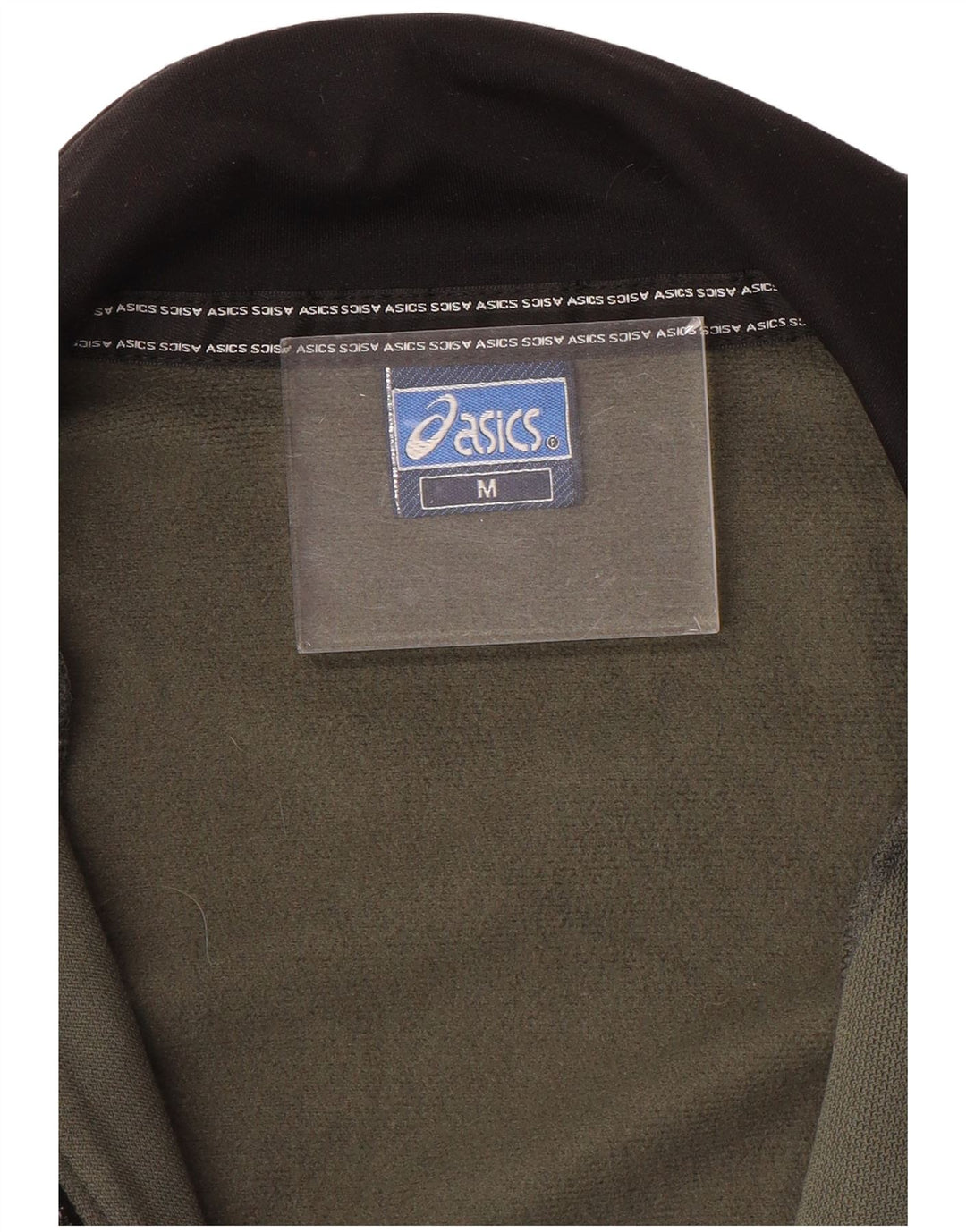 Jachetă de top pentru trening ASICS pentru femei, cu tăiere largi, UK 14 Medium Khaki