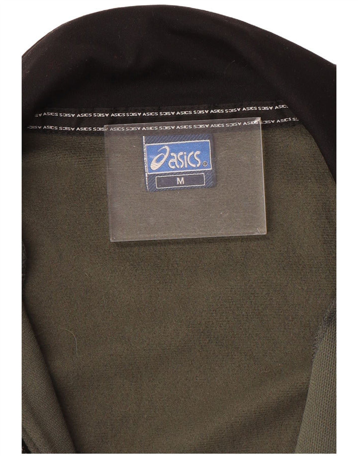 Jachetă de top pentru trening ASICS pentru femei, cu tăiere largi, UK 14 Medium Khaki