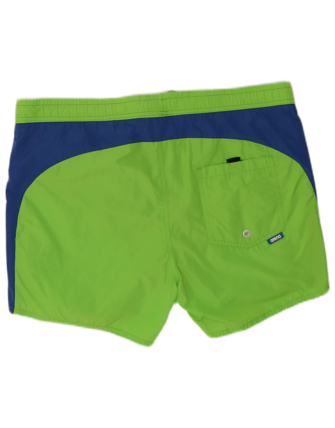 Pantaloni scurți de înot Arena pentru bărbați, verde mediu, poliester color bloc