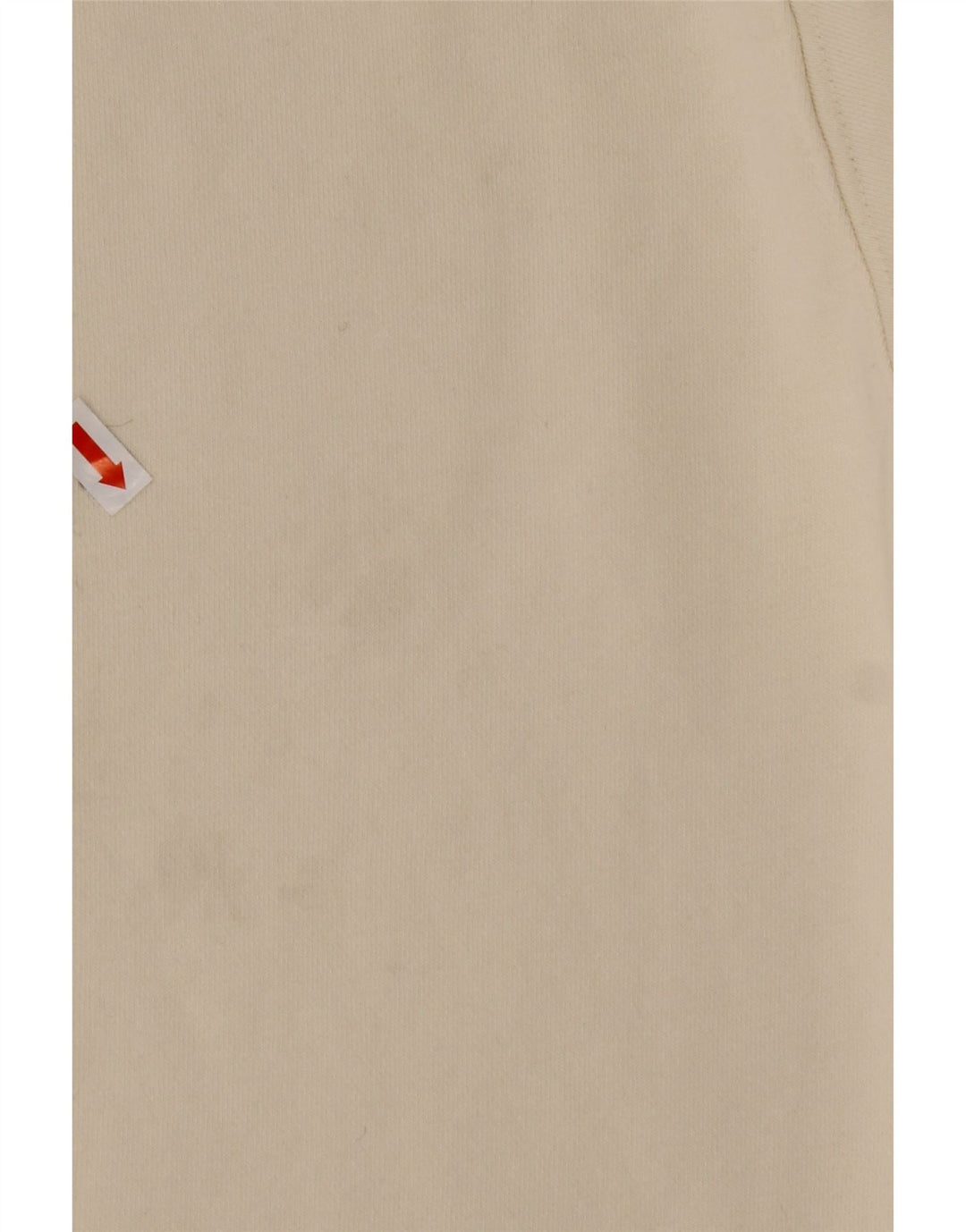 Hanorac REEBOK pentru bărbați, cu fermoar și cu fermoar, bumbac mediu alb