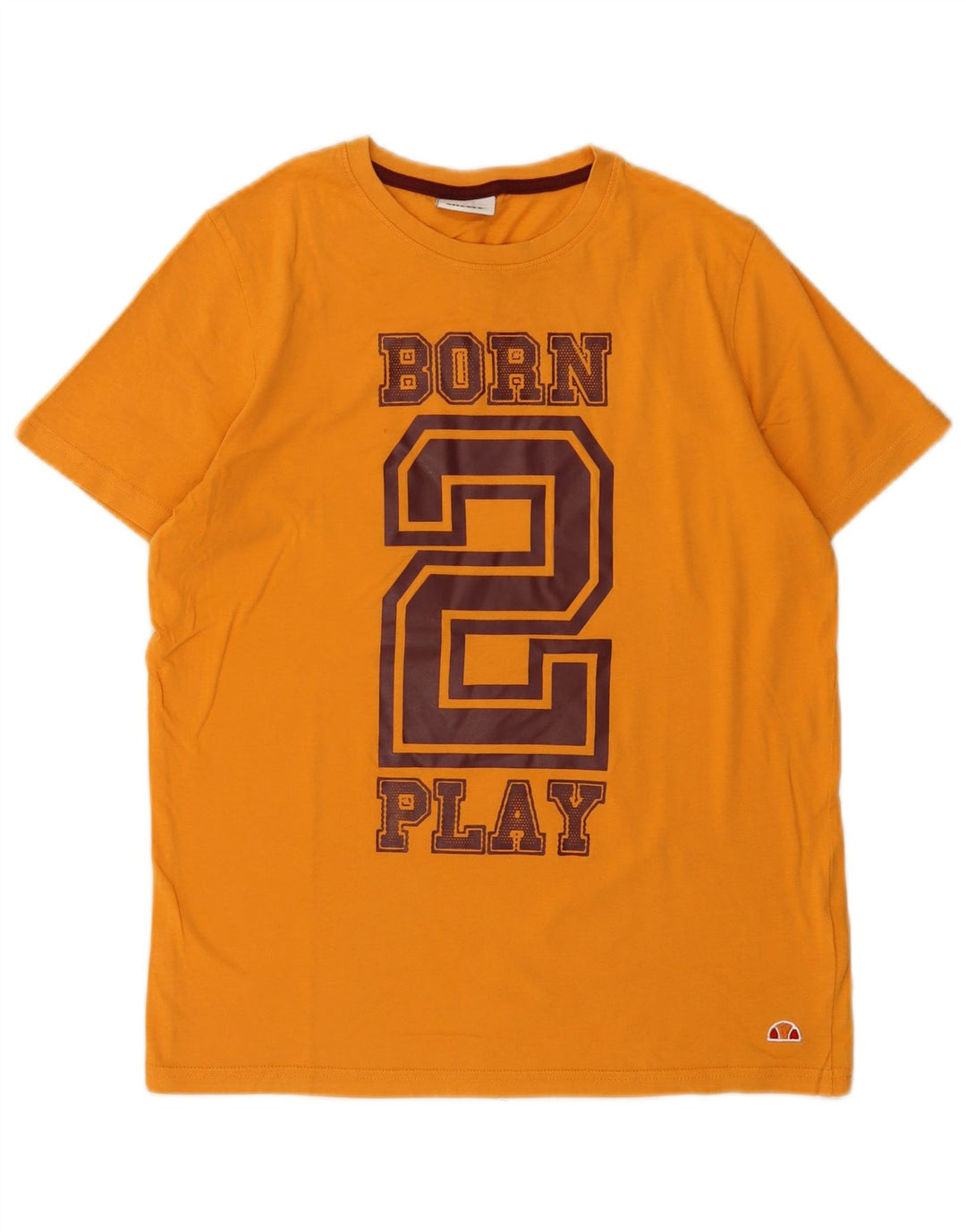 Tricou grafic pentru bărbați Ellesse Top mic galben bumbac
