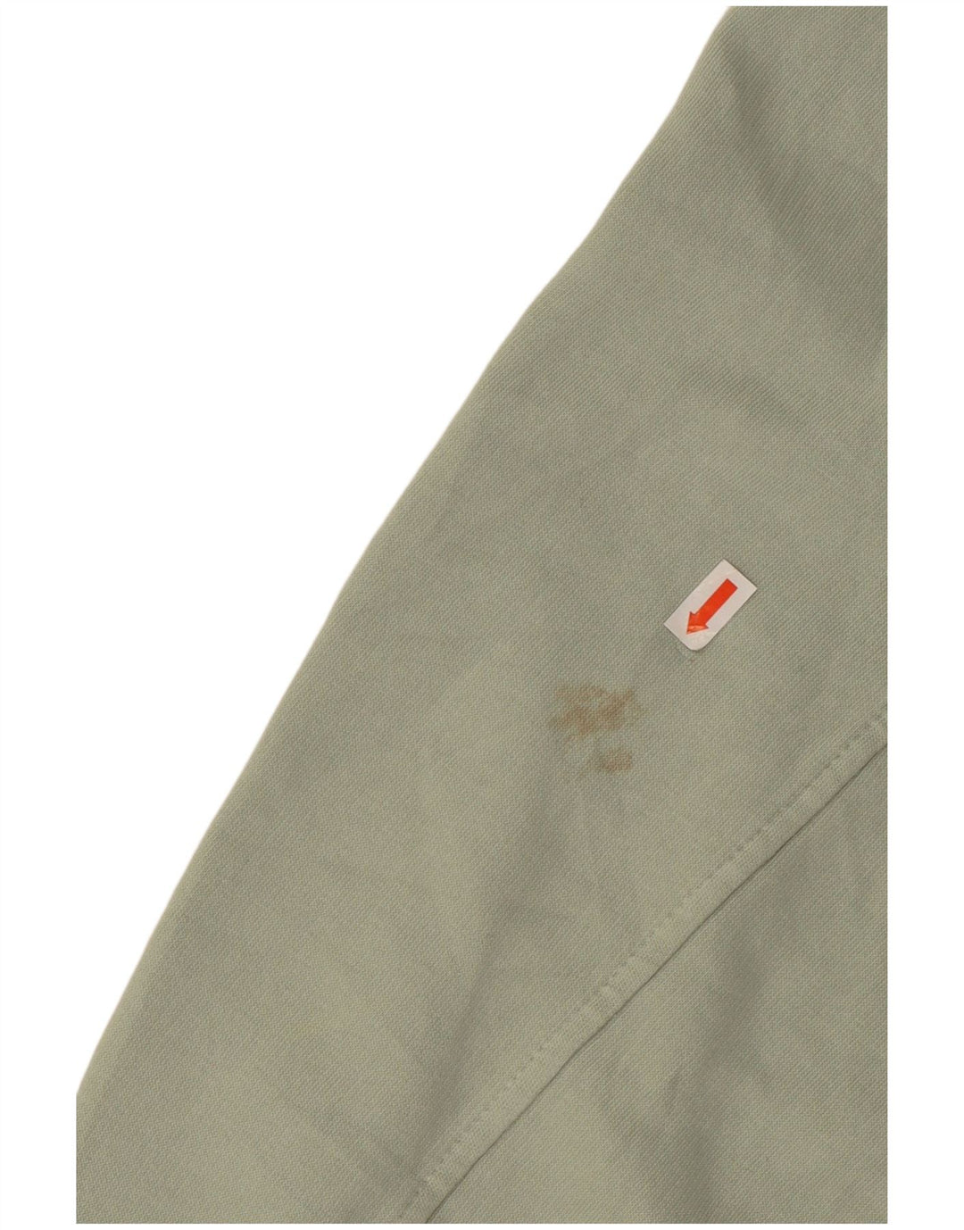 Pulover pentru femei ZARA cu mâneci 3/4, bumbac verde mediu UK 14