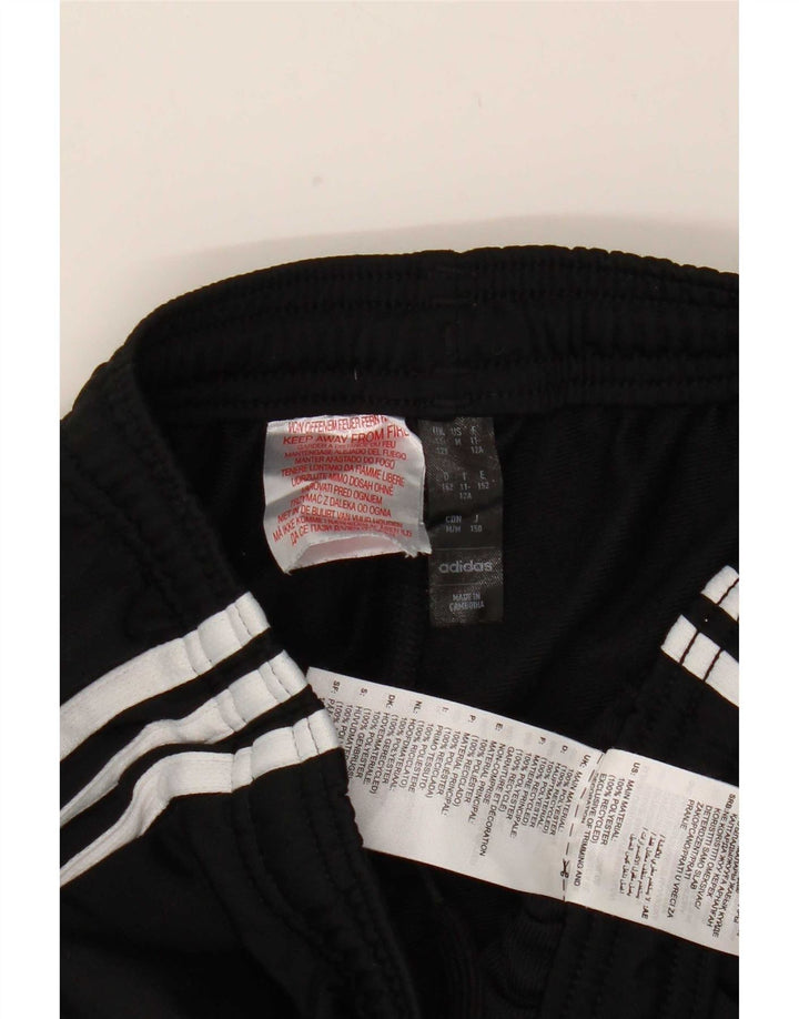 Pantaloni de trening Adidas fete 11-12 ani poliester negru