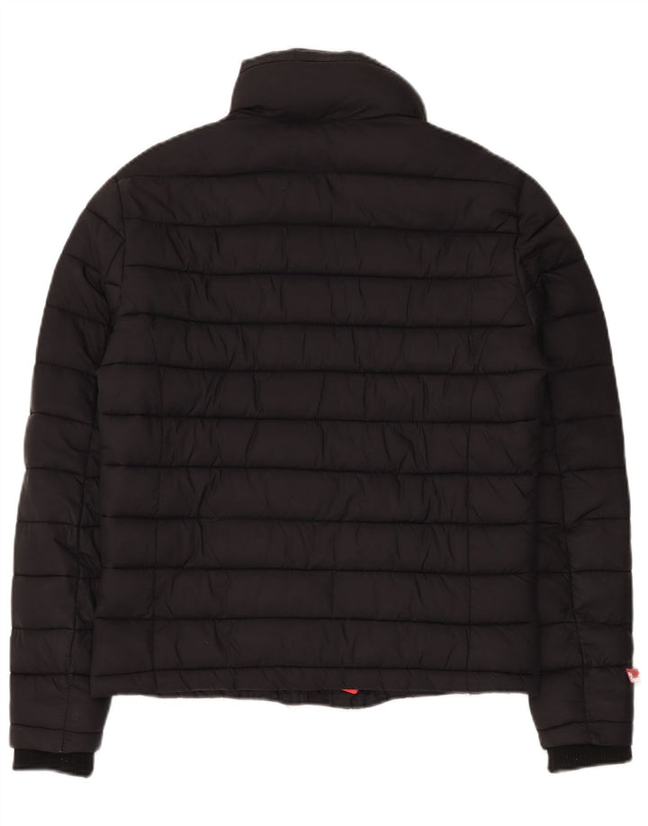 Jachetă căptușită pentru bărbați Superdry UK 36 Small Black Nylon
