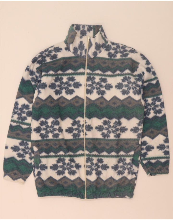 Jachetă vintage pentru bărbați din lână UK 38 Medium Multicolore Fair Isle