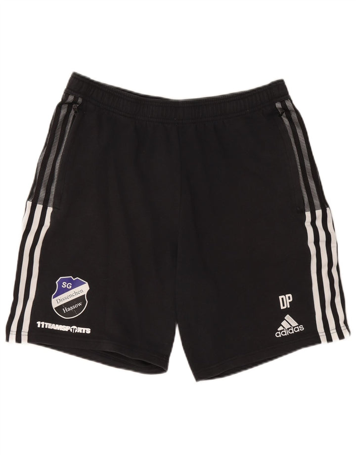 Pantaloni scurți sport pentru bărbați Adidas, mari, negru, bumbac
