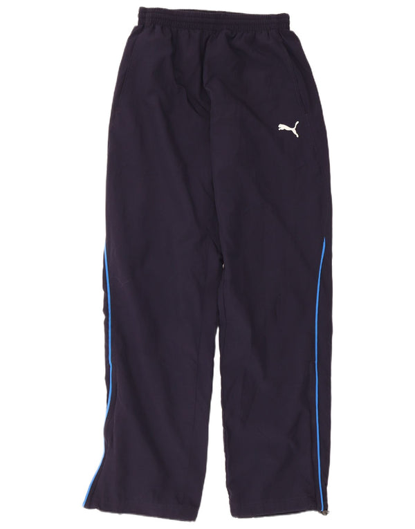 Pantaloni de trening Puma pentru bărbați, poliester, albastru mic