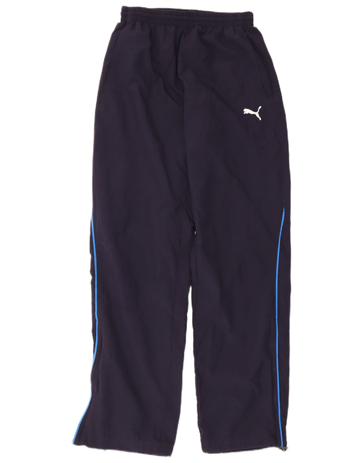 Pantaloni de trening Puma pentru bărbați, poliester, albastru mic