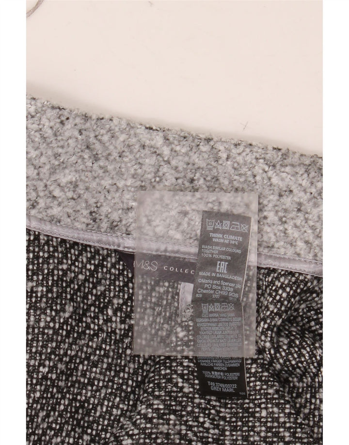 MARKS & SPENCER Pardesiu supradimensionat pentru femei UK 6 XS, gri cu pete