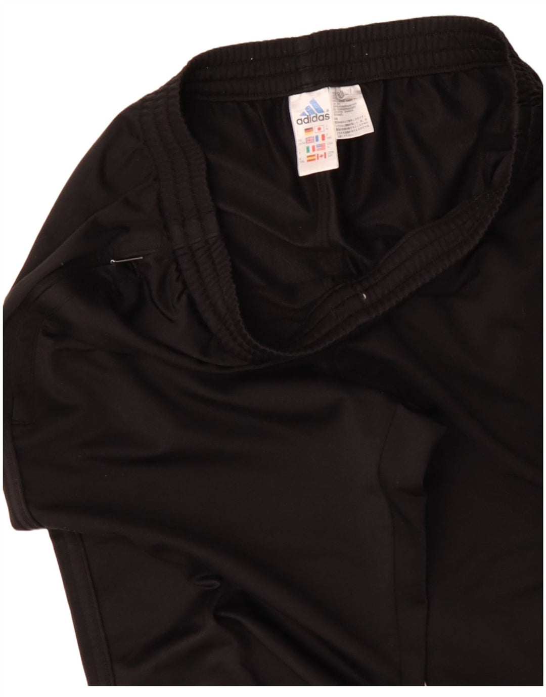 Pantaloni de trening Adidas pentru bărbați Marea Britanie 36/38 Poliester negru mic