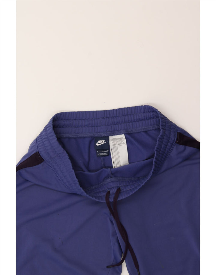 NIKE Mens Tracksuit Trousers Medium  Blue Colourblock Polyester Vintage Nike and Second-Hand Nike from Messina Hembry 