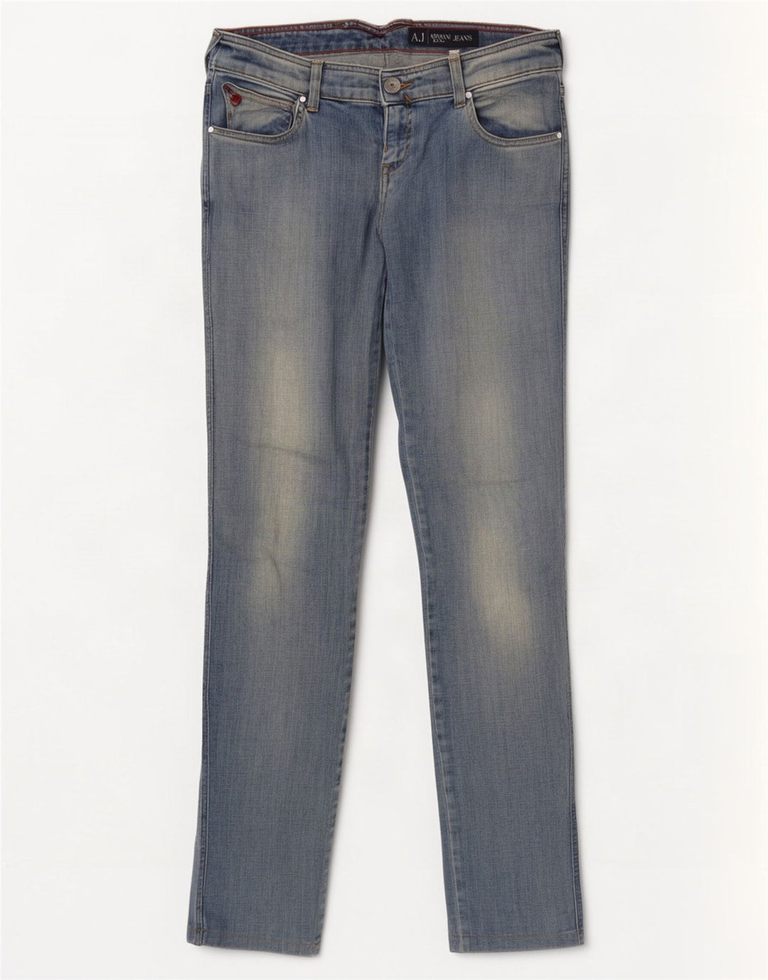 Blugi skinny de damă Armani W30 L32 bumbac albastru