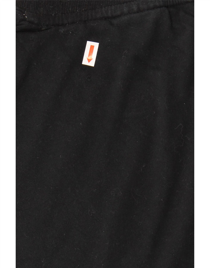 Tricou Superdry pentru bărbați Top mare din bumbac negru