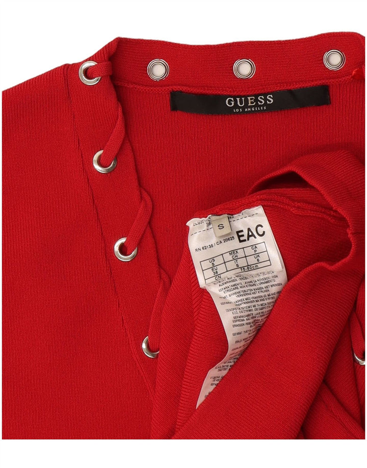 Rochie A-Line fără mâneci Guess UK 6 Small Red