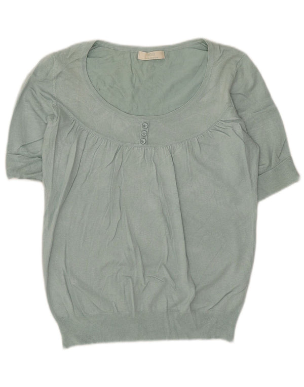 Marks & Spencer Bluză Femei Top UK 16 Large Green Viscose
