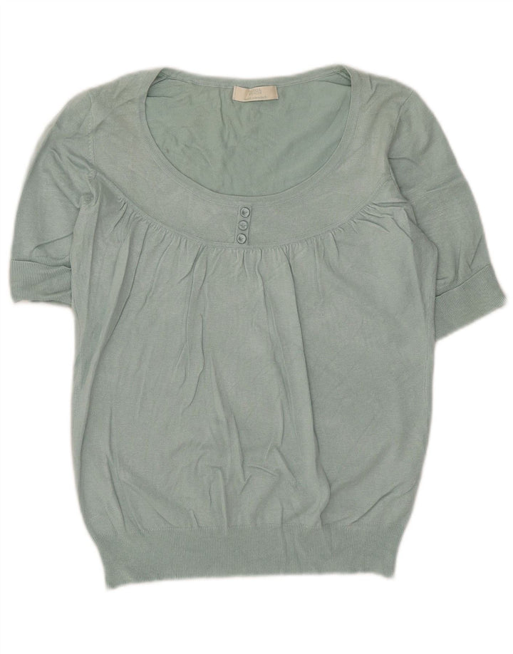 Marks & Spencer Bluză Femei Top UK 16 Large Green Viscose