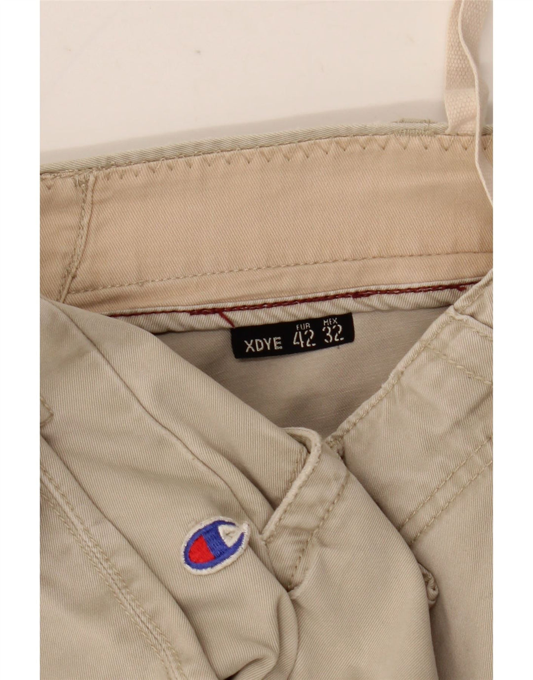 XDYE Pantaloni cargo drepti pentru femei EU 42 Large W34 L31 Bej