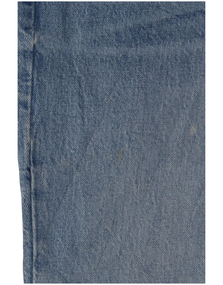 Blugi drepti pentru femei Zara EU 40 Medium W30 L31 Albastru