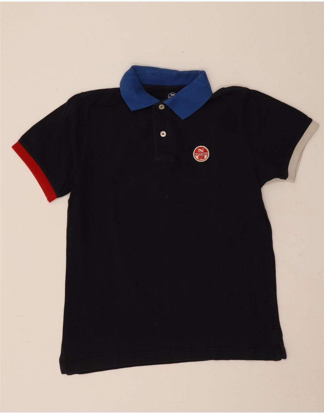 Cămașă polo North Sails pentru bărbați, bumbac color bloc, albastru bleumarin