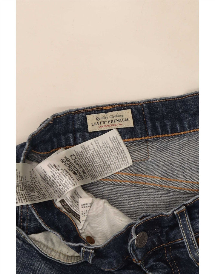 Blugi drepti pentru bărbați Levi's W31 L30 bumbac bleumarin