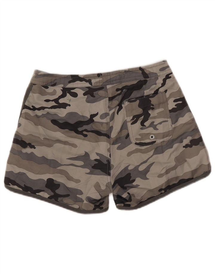 Pantaloni scurti casual pentru femei VANS W27 Camuflaj gri mic