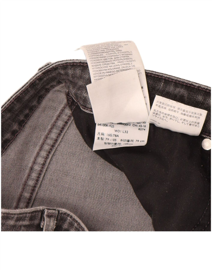 Blugi Levi's 712 Slim pentru femei W31 L32 bumbac gri
