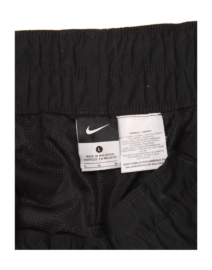 NIKE Womens Tracksuit Trousers UK 16 Large  Black Polyester Vintage Nike and Second-Hand Nike from Messina Hembry 