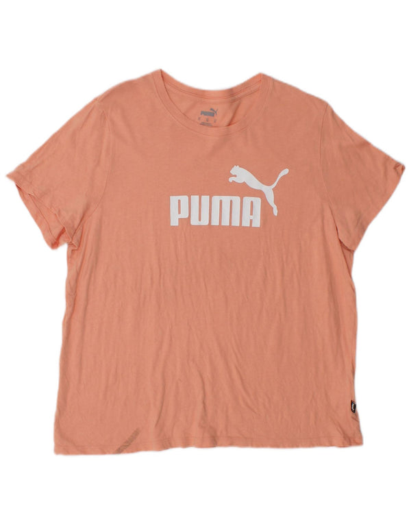 Tricou grafic PUMA pentru femei Top UK 18 XL bumbac roz