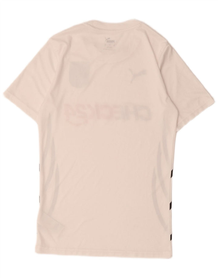 Tricou grafic Puma pentru bărbați Top XS poliester alb