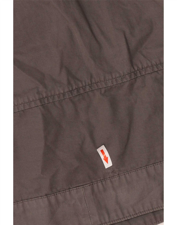 Jachetă Bomber Crop Dondup pentru femei IT 44, bumbac gri mediu