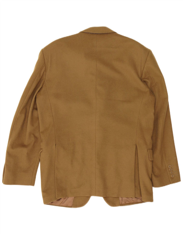 Jachetă vintage pentru bărbați cu 2 nasturi IT 52 XL Kaki Cașmir