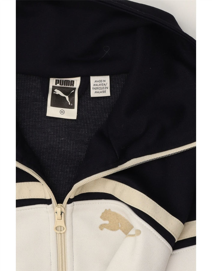 Jachetă de trening pentru bărbați PUMA XS, albastru marin, color block