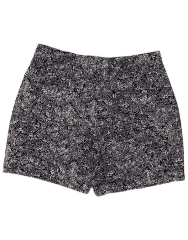 Mountain Warehouse Pantaloni scurti chino pentru femei UK 10 Small W30 Blue Floral Bumbac