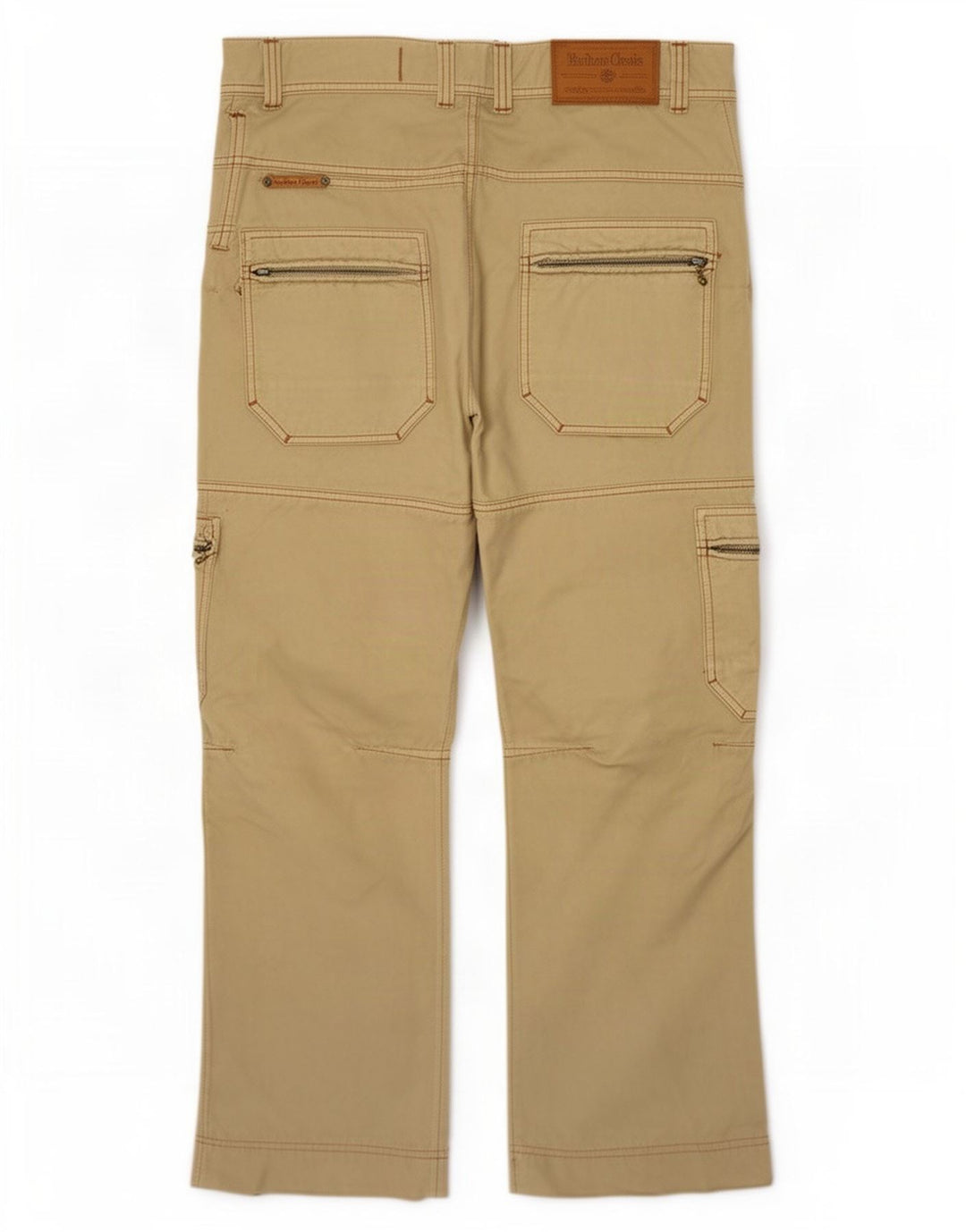 Pantaloni cargo drepti pentru bărbați Marlboro Classics L32 L34 Bumbac kaki