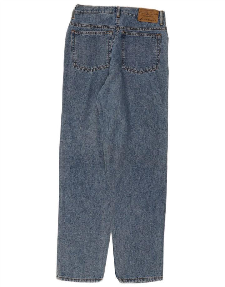 EDDIE BAUER Blugi conici pentru femei US 8 Medium W28 L31 Blue Bumbac