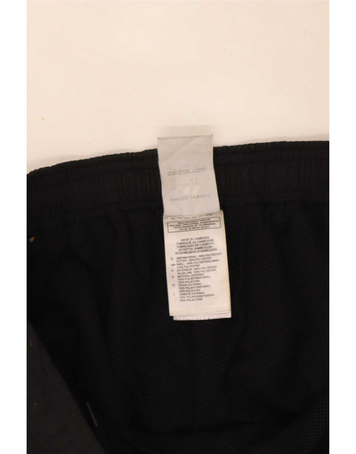 Pantaloni de trening Capri Adidas pentru femei UK 16 Poliester negru mare