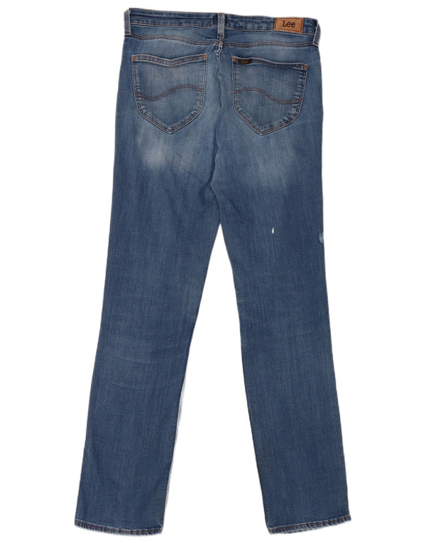 Blugi Lee Marion drepte pentru femei W30 L31 bumbac albastru