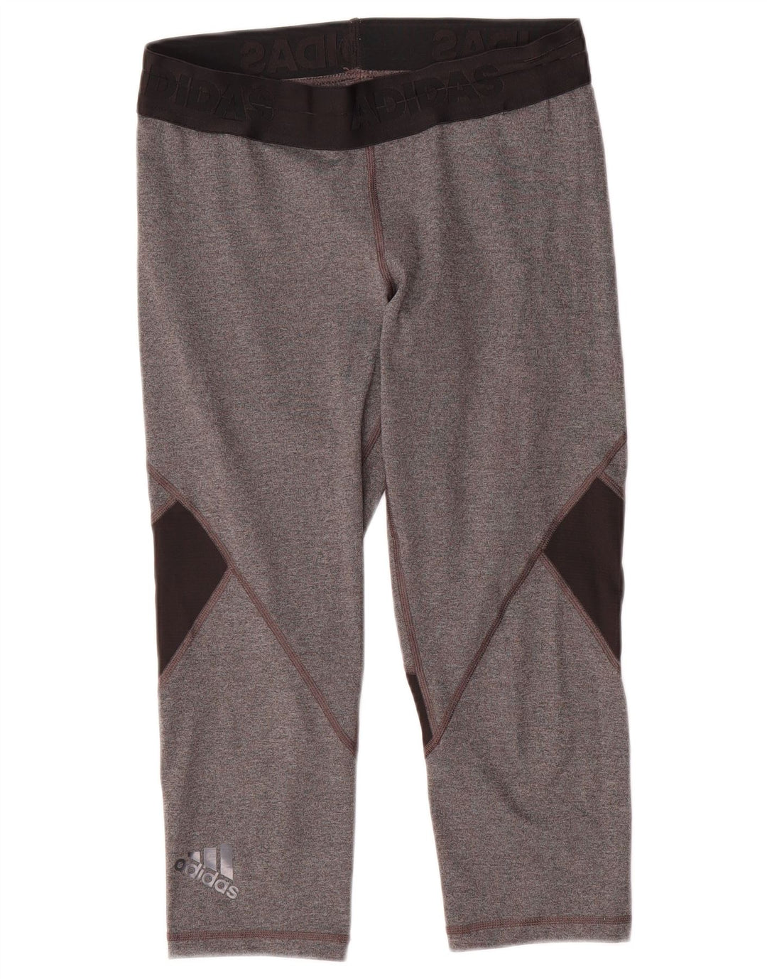 Leggings Adidas Climacool Capri pentru femei Marea Britanie 12/14 Gri mediu Colorblock