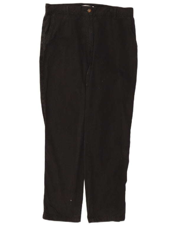 Pantaloni chino drepti pentru femei Marks & Spencer UK 12 MediumW32 L29 Negru