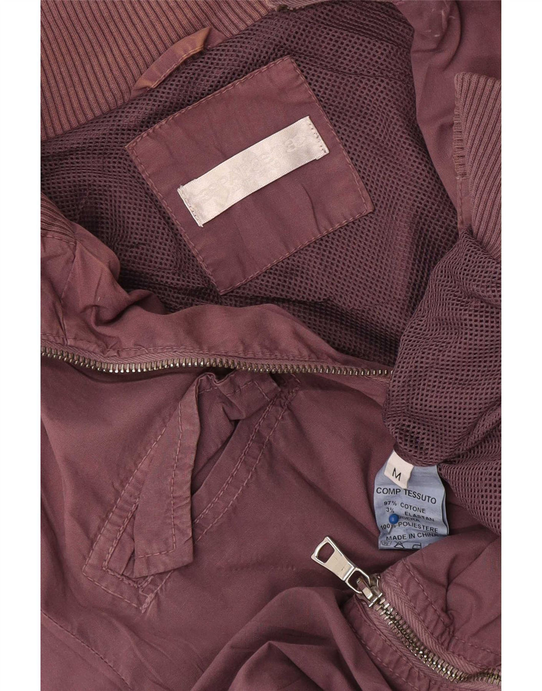 Jachetă Utilitară Papeete pentru femei UK 12 Medium Burgundy Bumbac