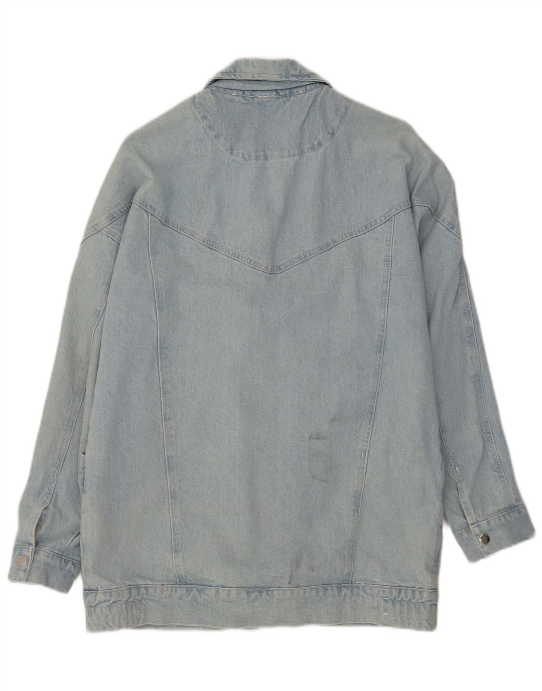 Vintage Womens Denim Jacket UK 14 Large Blue Cotton