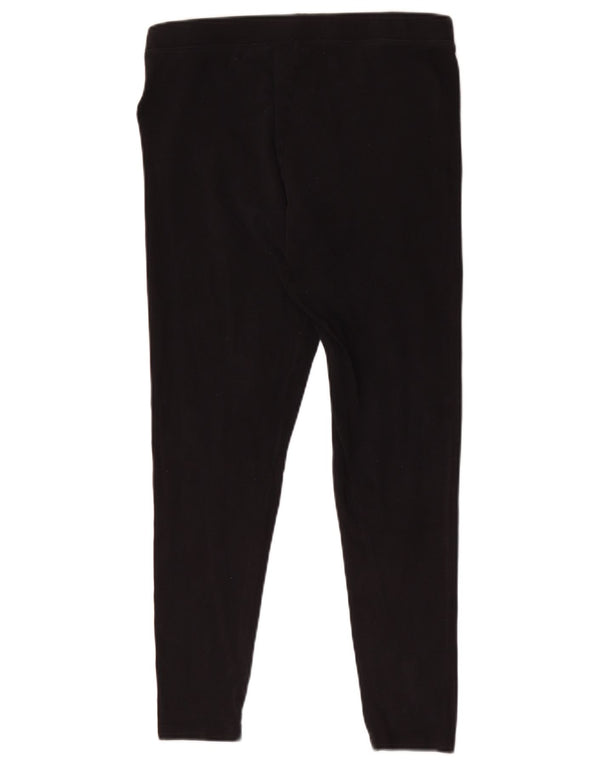Leggings crop pentru femei Marks & Spencer UK 12, bumbac mediu negru