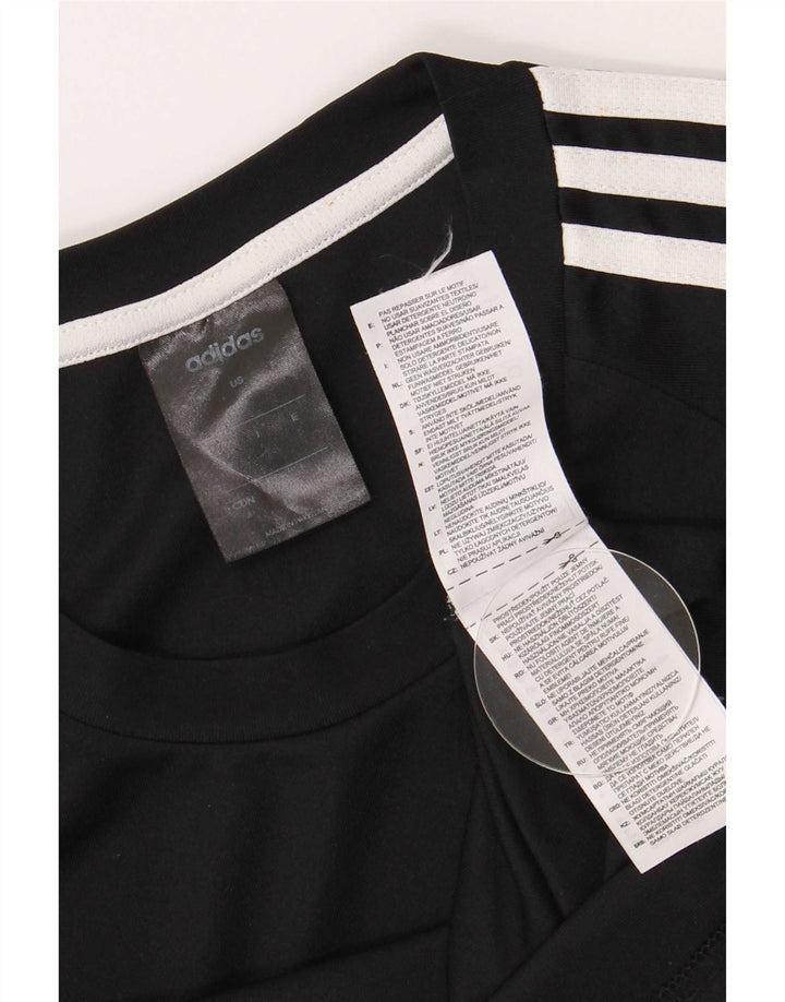 Tricou Adidas Climalite pentru bărbați Top mic poliester negru