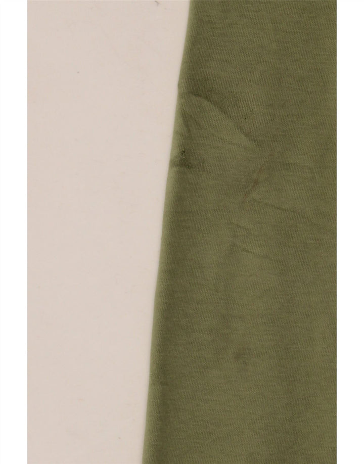 Hanorac pentru bărbați Nike, cu fermoar, cu gât, XL, bumbac verde