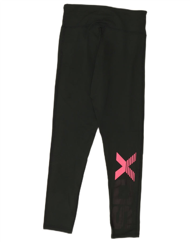 Leggings cu grafică pentru femei SUPERDRY UK 10 Poliamidă verde mică