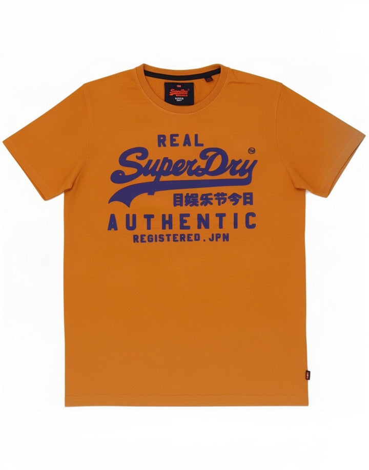Tricou grafic pentru bărbați Superdry Top mare din bumbac portocaliu