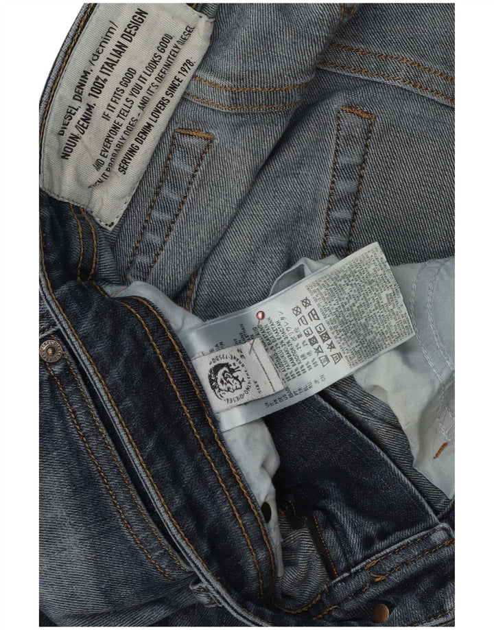 Jeans slim pentru bărbați Diesel Distressed W32 L32 Bumbac albastru