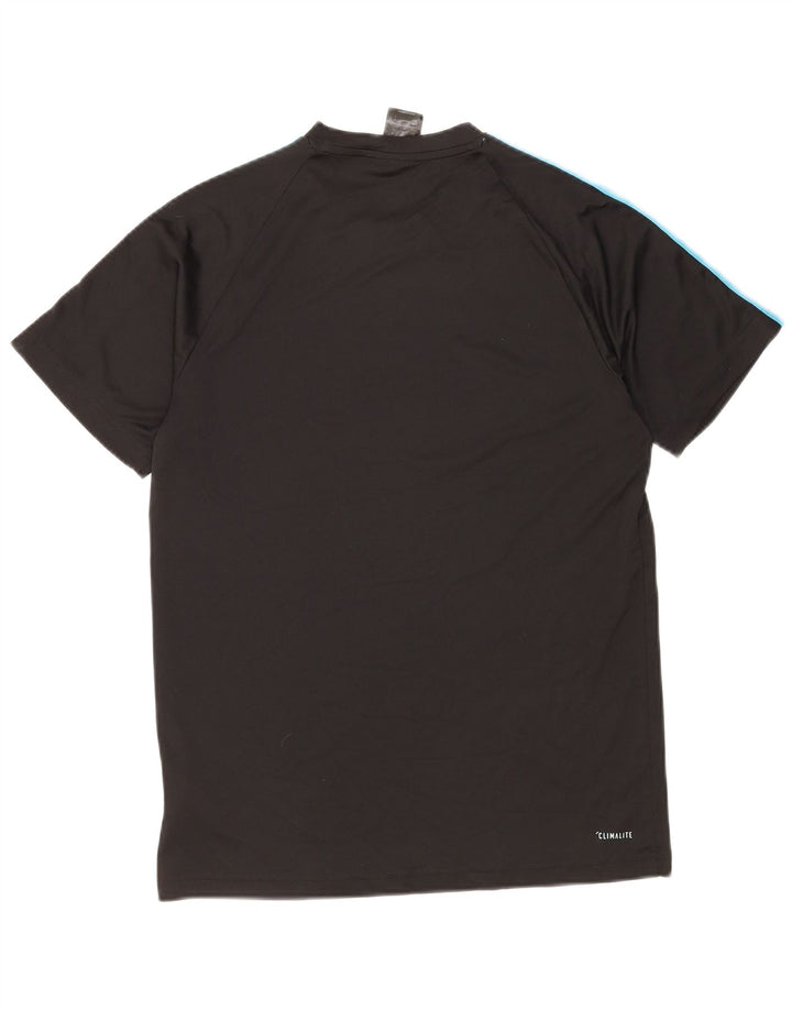 Tricou Adidas Climalite pentru bărbați Top Mediu Negru Poliester
